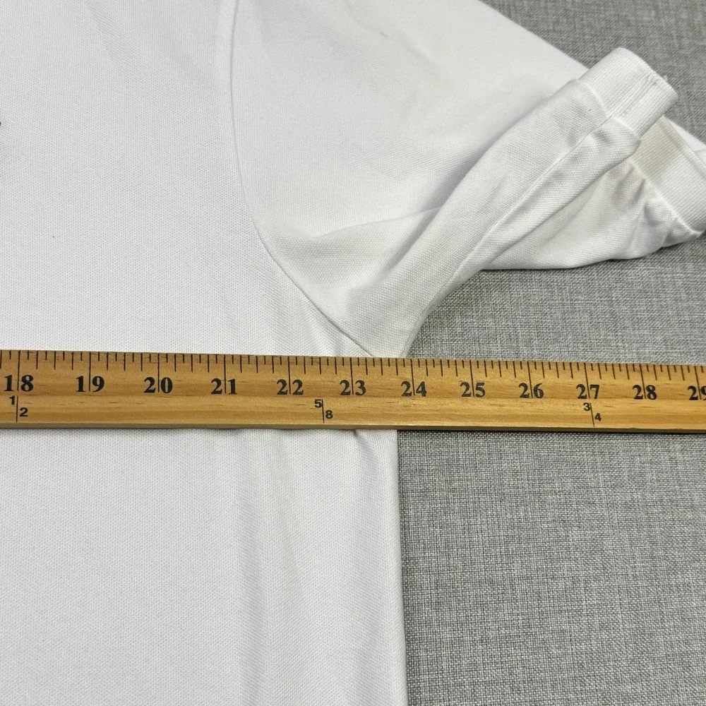 Polo Ralph Lauren Polo Shirt Mens Large White Short Sleeve Polo 67 Training Logo